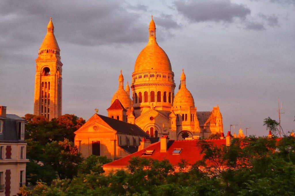 Montmatre au coucher de soleil