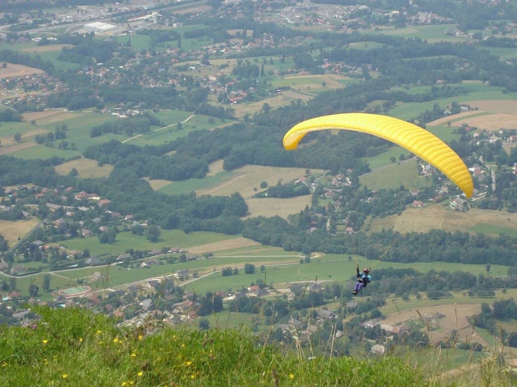 parapente aix les bains