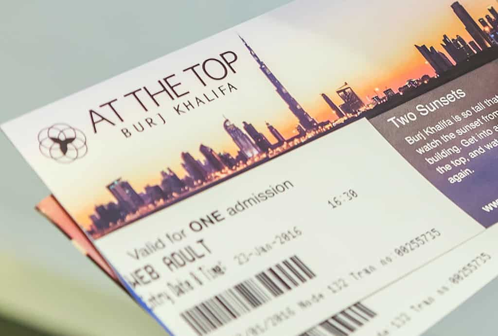 ticket burj khalifa