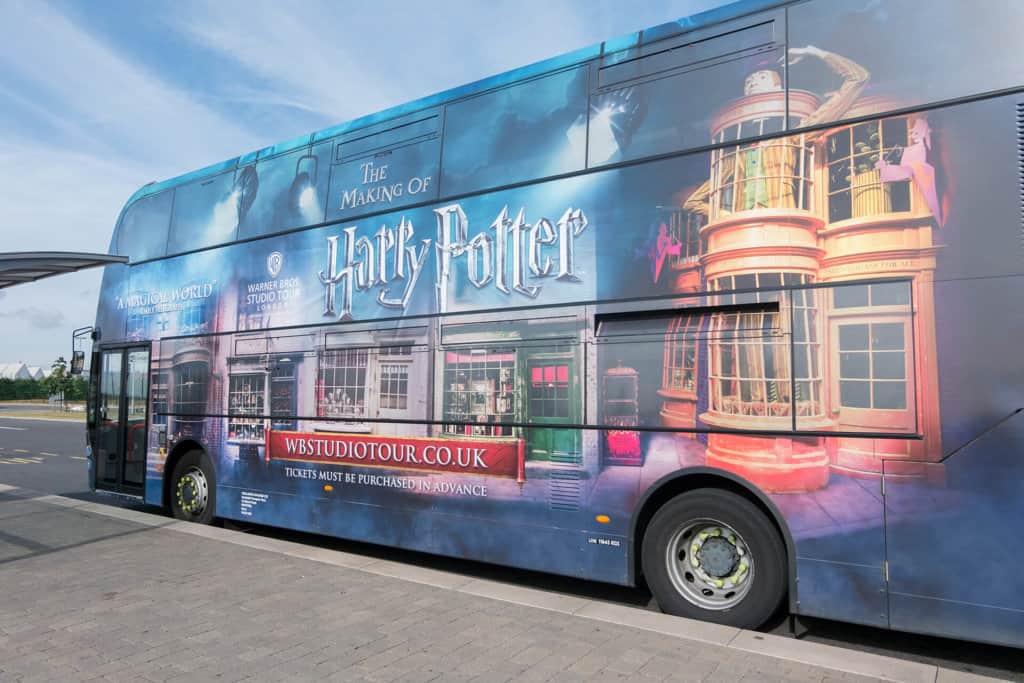 bus parc harry potter londres