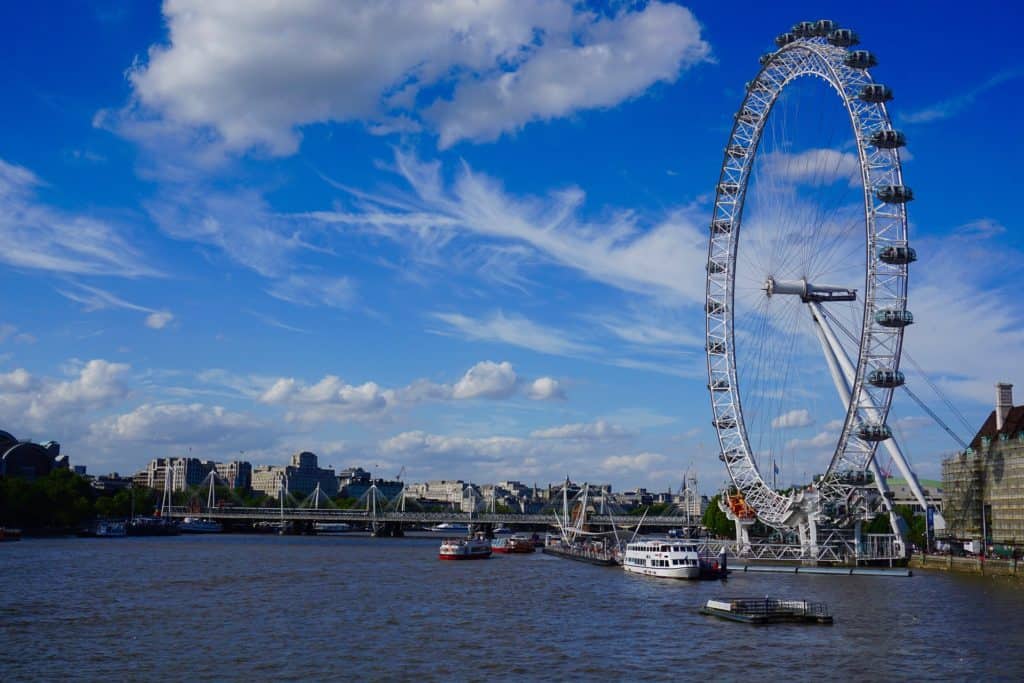 monter en haut du london eye